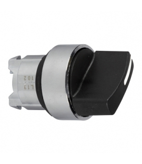 Harmony XB4 Główka przełącznika 2 pozycyjnego z samoczynnym powrotem czarny metalowy, ZB4BD4 Schneider Electric