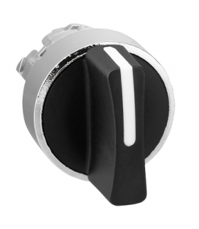 Harmony XB4 Główka przełącznika 3 pozycyjnego z samoczynnym powrotem czarny metalowy, ZB4BD8 Schneider Electric