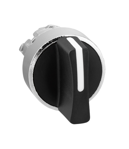 Harmony XB4 Główka przełącznika 3 pozycyjnego z samoczynnym powrotem czarny metalowy, ZB4BD8 Schneider Electric