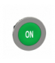 Płaski Zielony Caps Przycisk Głow. On, ZB4FA341 Schneider Electric