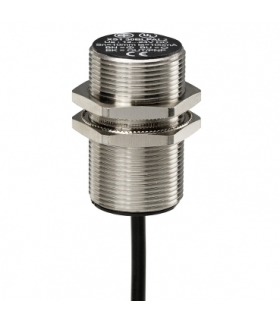 OsiSense XS Czujnik indukcyjny M30 z wyjściem NPN 1NO, 12/48V DC, kabel 2m, XS530BLNAL2 Schneider Electric