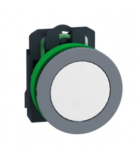 Płaski P B,Biały,1N O,Przeł. Cp Grey, XB5FACUST02 Schneider Electric