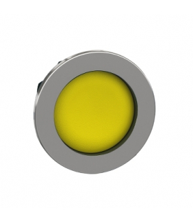 Płaski Żółty Przycisk Głow. Recessed, ZB4FA56 Schneider Electric