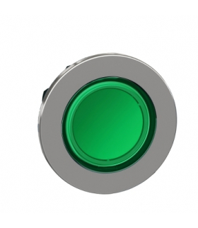Płaski Zielony Caps Przycisk Głow., ZB4FA38 Schneider Electric