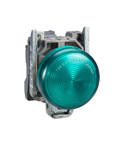 Harmony XB4 Lampka sygnalizacyjna soczewka gładka Ø 22 IP65 czerwony zintegrowana dioda LED 24..120 V ATEX, XB4BVBG4EX Schneider