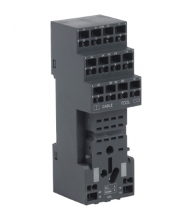 Zelio Relay Gniazdo sprężynowe RXZ 4C/O 12A, 250V, RXZE2S114S Schneider Electric