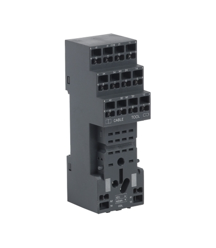 Zelio Relay Gniazdo sprężynowe RXZ 4C/O 12A, 250V, RXZE2S114S Schneider Electric