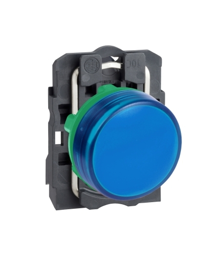 Harmony XB5 Wskaźnik świetlny niebieski LED 110/120V plastikowy zaciski śrubowe, XB5AVG6 Schneider Electric