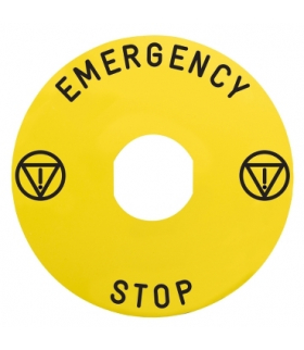 Legenda NOODSTOP ZBZ1605, ZBY9330M Schneider Electric