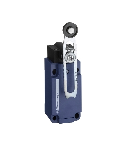 OsiSense XC Łącznik krańcowy dźwignia o zmiennej długości z rolką 1NC+1NO, dławik M20, XCKS141H29 Schneider Electric
