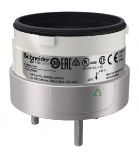 Harmony XVU Zespół mocujący kolumny świetlnej 3 pinowy Ø 60 mm 110/240 V AC/DC, XVUZ01Q Schneider Electric