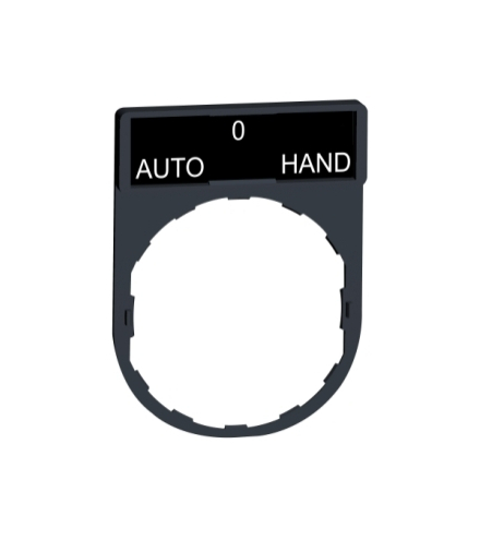 Harmony XB4 Ramka 30X40mm do mocowania etykiet o wymiarach 8X27mm "AUTO O HAND", ZBY2385 Schneider Electric