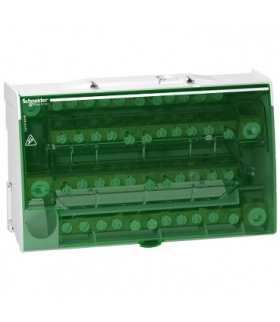 Blok rozdzielczy Acti9 śrubowy 48 otworów 160A 4P, LGY416048 Schneider Electric