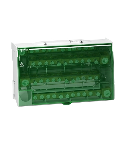 Blok rozdzielczy Acti9 śrubowy 48 otworów 160A 4P, LGY416048 Schneider Electric