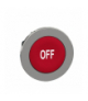 Płaski Czerw Cap Przycisk Głow.Biały Off, ZB4FA435 Schneider Electric