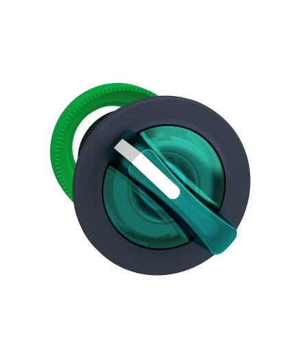 Harmony XB5 Napęd przełącznika piórkowego podświetlanego zielony 2P, ZB5FK1233 Schneider Electric