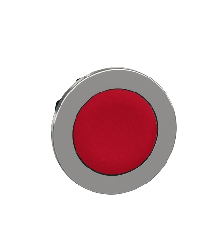 Płaski Czerwony Caps Przycisk Głow. Pp, ZB4FH04 Schneider Electric