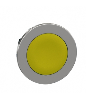 Płaski Żółty Caps Przycisk Głow. Pp, ZB4FH05 Schneider Electric