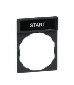 Harmony XB4 Ramka 30X40mm do mocowania etykiet o wymiarach 8X27mm "START", ZBY2303 Schneider Electric
