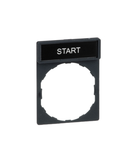 Harmony XB4 Ramka 30X40mm do mocowania etykiet o wymiarach 8X27mm "START", ZBY2303 Schneider Electric