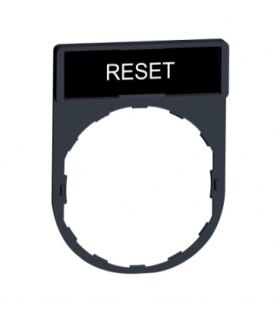 Harmony XB4 Ramka 30X40mm do mocowania etykiet o wymiarach 8X27mm "RESET", ZBY2322 Schneider Electric