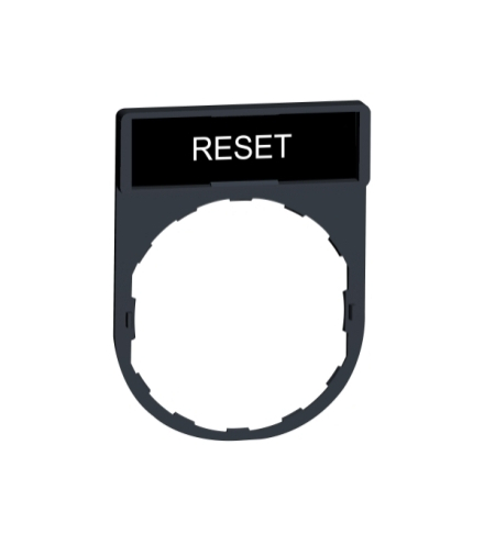 Harmony XB4 Ramka 30X40mm do mocowania etykiet o wymiarach 8X27mm "RESET", ZBY2322 Schneider Electric