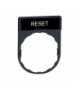 Harmony XB4 Ramka 30X40mm do mocowania etykiet o wymiarach 8X27mm "RESET", ZBY2322 Schneider Electric