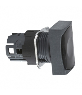 Harmony XB6 Przycisk płaski czarny samopowrotny bez podświetlenia plastikowy prostokątny, ZB6DA2 Schneider Electric