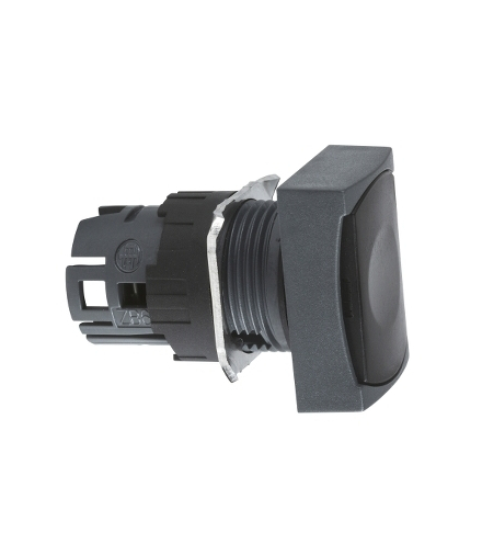 Harmony XB6 Przycisk płaski czarny samopowrotny bez podświetlenia plastikowy prostokątny, ZB6DA2 Schneider Electric