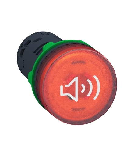 Harmony XB5 Brzęczyk ciągły/przeryw podświetlany czerwony 230V, XB5KS2M4 Schneider Electric