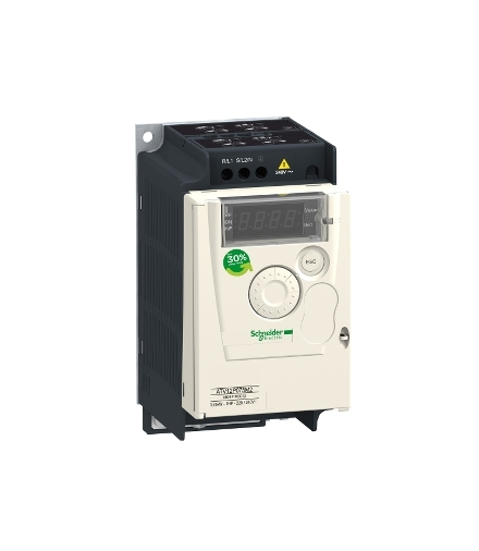 Przemiennik częstotliwości ATV12 1 fazowe 200/240VAC 50/60Hz 0.75kW 4.2A IP20, ATV12P075M2 Schneider Electric