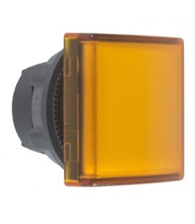 Harmony XB5 Głowka lampki sygnalizacyjnej Ø22 żółta LED kwadratowa plastikowa, ZB5CV053 Schneider Electric