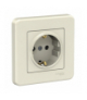 Leona Gniazdo 2P+PE schuko, kremowy Schneider LNA2900123