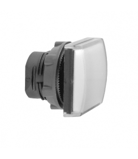Harmony XB5 Głowka lampki sygnalizacyjnej Ø22 biała LED kwadratowa plastikowa, ZB5CV013 Schneider Electric