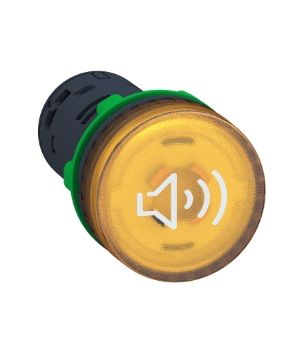 Harmony XB5 Brzęczyk ciągły/przeryw podświetlany żółty 24V, XB5KS2B8 Schneider Electric