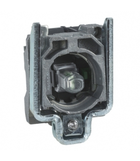 Harmony XB4 Korpus przycisku LED 24V czerwony metalowy, styk 1NO + 1NC, ZB4BW0B45 Schneider Electric