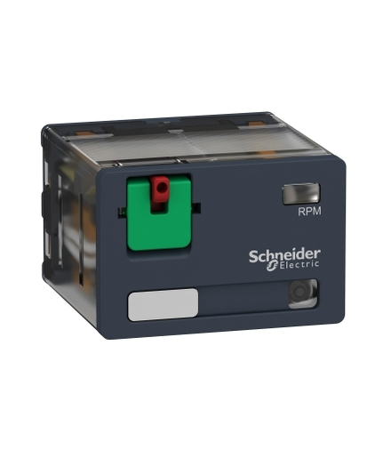 Zelio Relay Przekaźnik mocy z legendą, drzwiczkami i LED 15A, 4C/O, 24V AC, RPM42B7 Schneider Electric