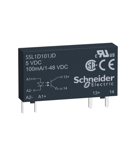Harmony Relay Przekaźnik półprzewodnikowy wejście 16/30VDC/wyjście 1/48VDC 0.1A, SSL1D101BD Schneider Electric