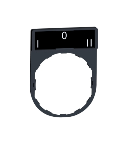 Harmony XB4 Ramka 30X40mm do mocowania etykiet o wymiarach 8X27mm "I/O/II", ZBY2186 Schneider Electric