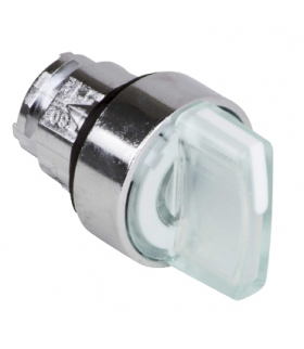 Harmony XB4 Główka przełącznika 3 pozycyjnego z samoczynnym powrotem LED biała metalowa, ZB4BK1813 Schneider Electric