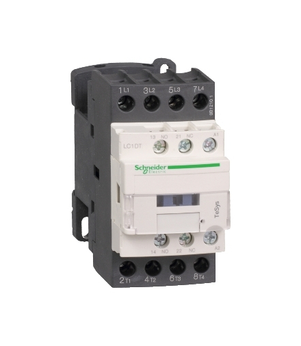 Stycznik mocy TeSys D AC1 40A 4P 1NO 1NC cewka 230VAC zaciski skrzynkowe, LC1DT40P7 Schneider Electric