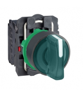 Harmony XB5 Przełącznik 3 pozycyjny zielony LED 230/240V, XB5AK133M5 Schneider Electric