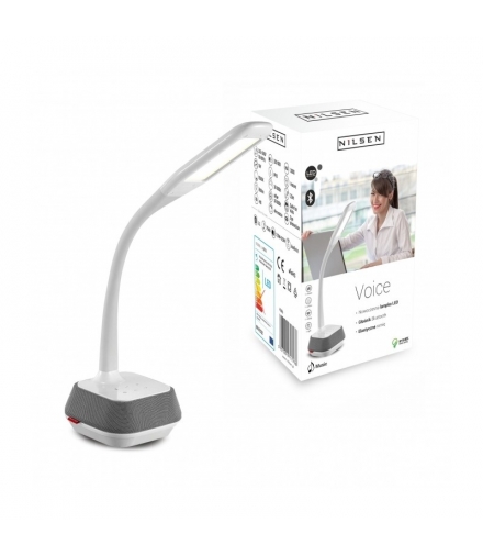 Lampka biurkowa LED 5W z głośnikiem Voice NILSEN
