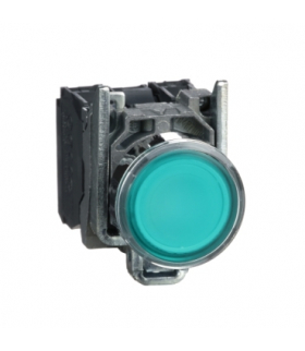 Harmony XB4 Przycisk płaski zielony LED 110/120V, XB4BW33G5 Schneider Electric