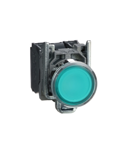 Harmony XB4 Przycisk płaski zielony LED 110/120V, XB4BW33G5 Schneider Electric