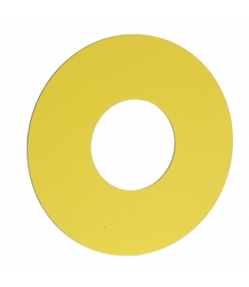 Harmony XAC Etykieta do przycisku bezpieczeństwa Ø22 60mm, żółta, ZB2BY9101 Schneider Electric