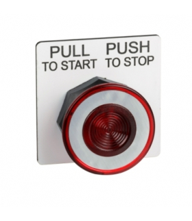 Harmony 9001K Operator push pull z czerwonym pokrętłem, 30 mm, 9001SKR9R Schneider Electric