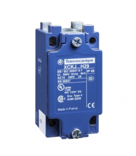 OsiSense XC Korpus łącznika krańcowego działanie migowe 2NC konektor M20, ZCKJ9H29 Schneider Electric