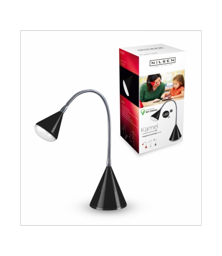 Dziecięca lampka biurkowa LED Kamel 4,6W CZARNA