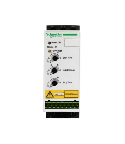 Układ łagodnego rozruchu ATSU01 3 fazowe 200/480VAC 50/60Hz 4kW 9A IP20, ATSU01N209LT Schneider Electric